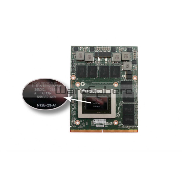 Nvidia Quadro 4000m 2gb Gddr5 Mxm 3 0b Graphics Card Hgxy3 Dr11k