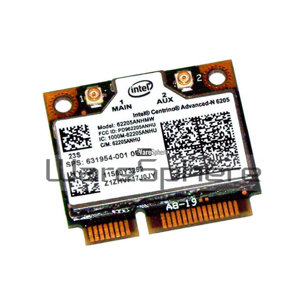 Intel AdvancedN 6205 WLAN 802.11a/b/g/n PCIe network card for HP 2170p