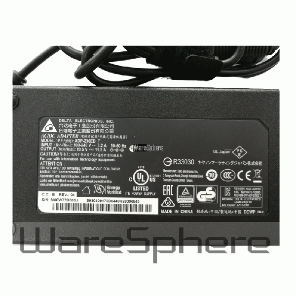 230W 19.5V 11.8A AC/DC Adapter For MSI GT72S ADP-230EB T M08W77BOOSJ