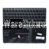US Laptop keyboard for HP elitebook 725 G3 820 828 G4  Backlit Silver Frame 
