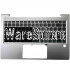 Top Cover Upper Case for HP Elitebook 640 G9 With US Backlit KB With Finger Hole Silver