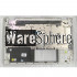 Top Cover Upper Case for HP X360 15-DQ With Backlit Keyboard and Fingerprint hole L51519-001 Black With Silver Side
